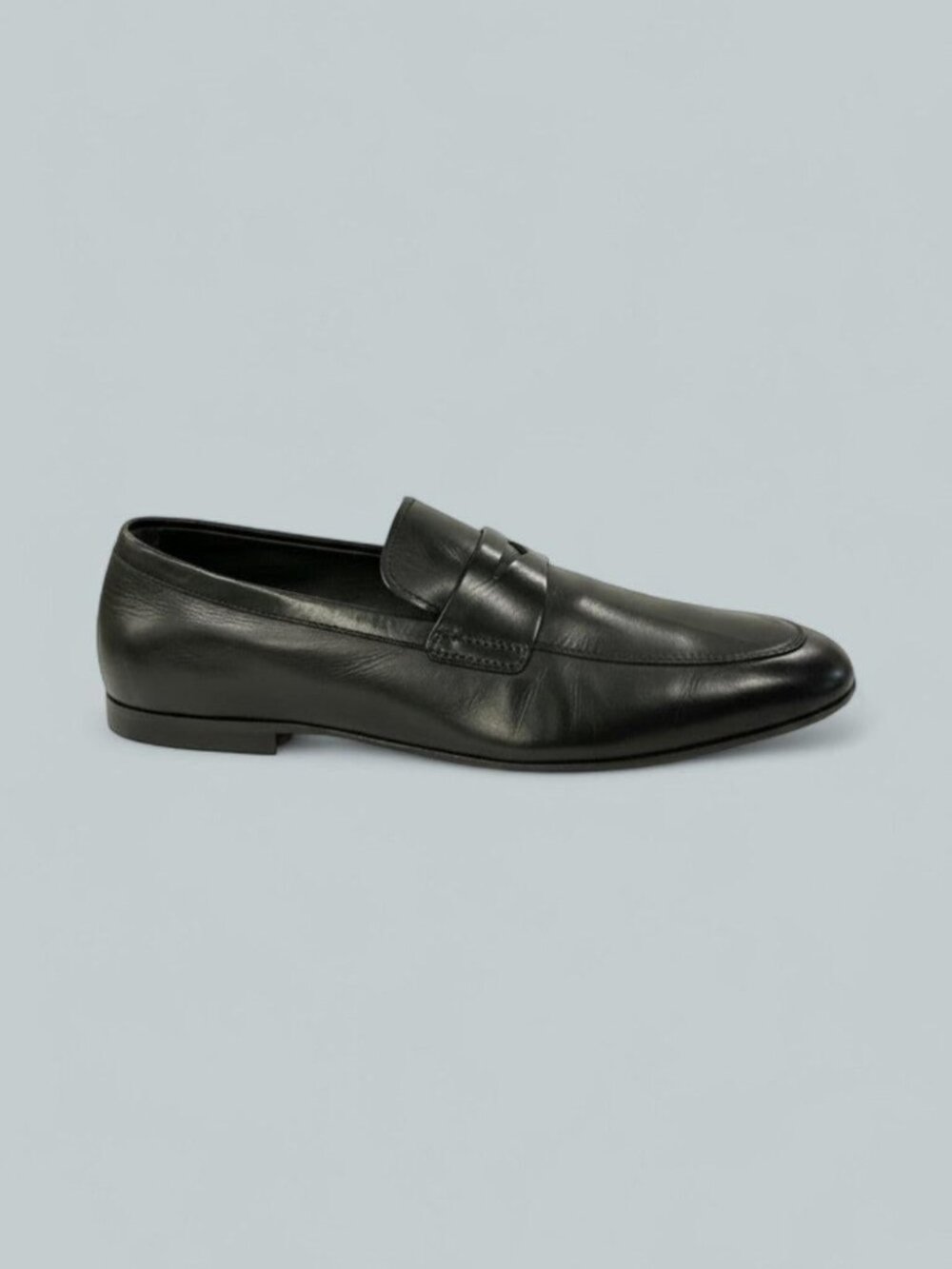 Men's Slip On Penny Loafers - Black